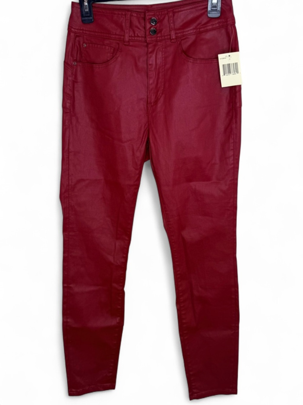 Guess Coated Skinny Pants in Red